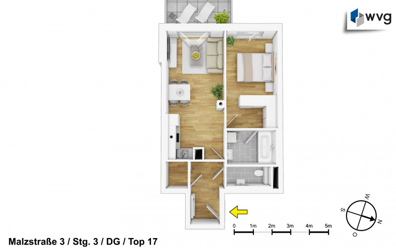 Malzstraße 3 / Stg. 3 / Top 17