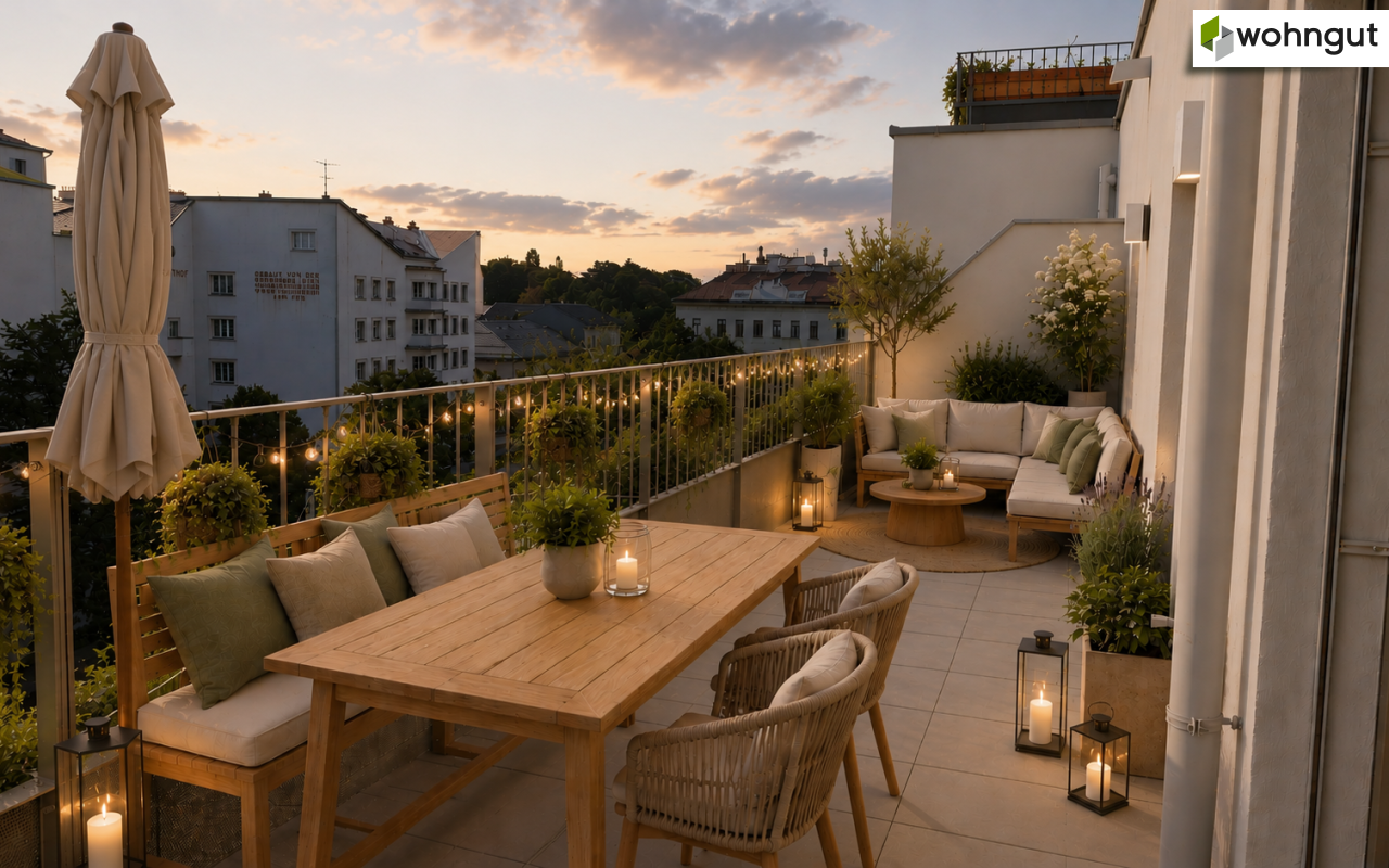 Terrasse am Abend_KI generiert