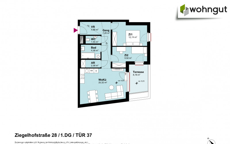 Ziegelhofstrasse 28 / Tür 37