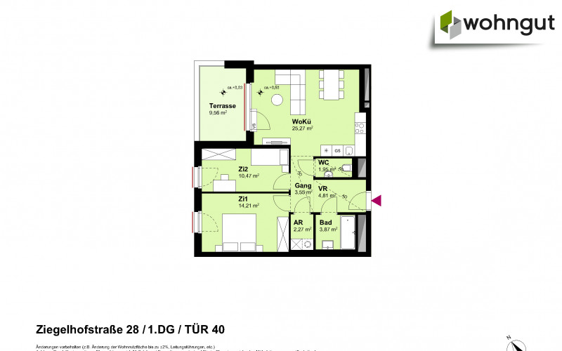 Ziegelhofstrasse 28 / Tür 40