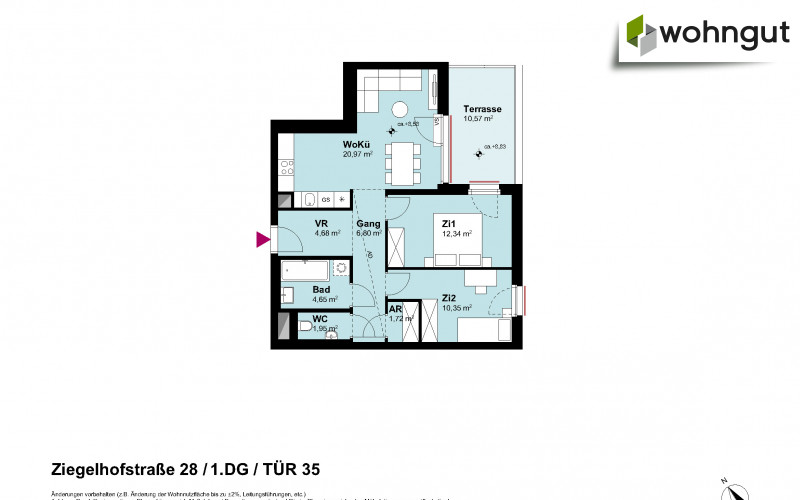 Ziegelhofstrasse 28 / Tür 35