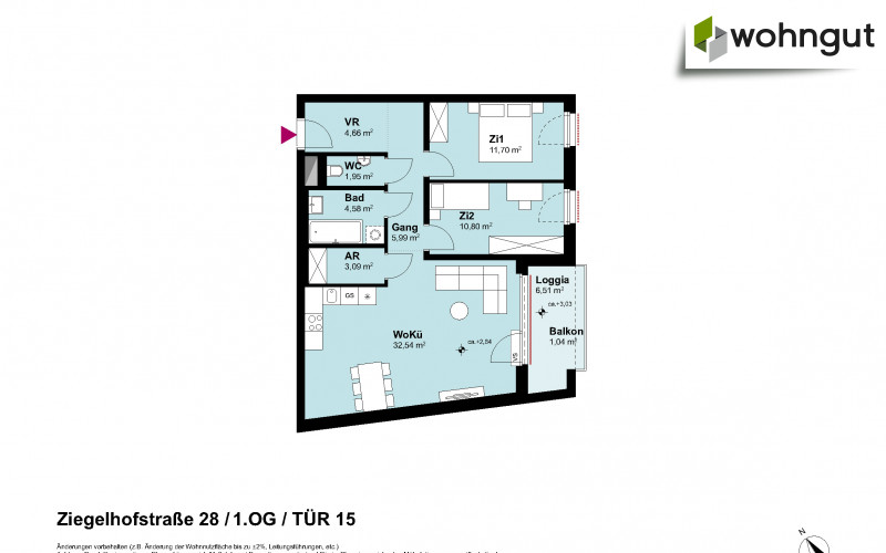 Ziegelhofstrasse 28 / Tür 15