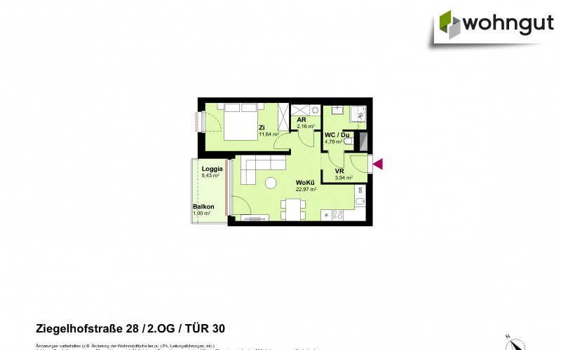 Ziegelhofstrasse 28 / Tür 30