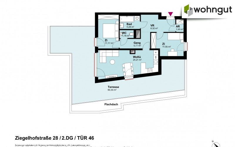 Ziegelhofstrasse 28 / Tür 46