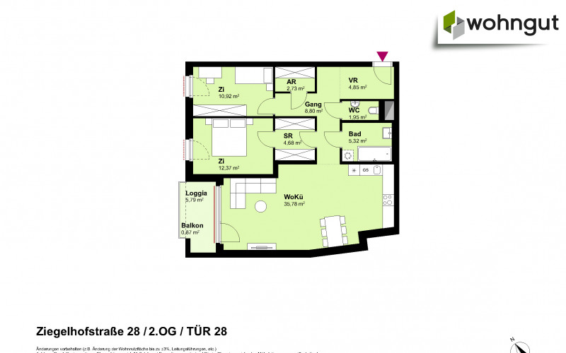 Ziegelhofstrasse 28 / Tür 28