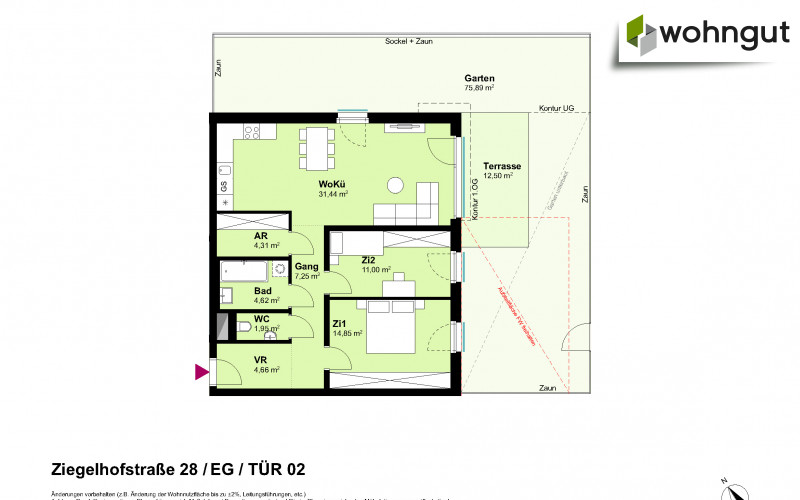 Ziegelhofstrasse 28 / Tür 2